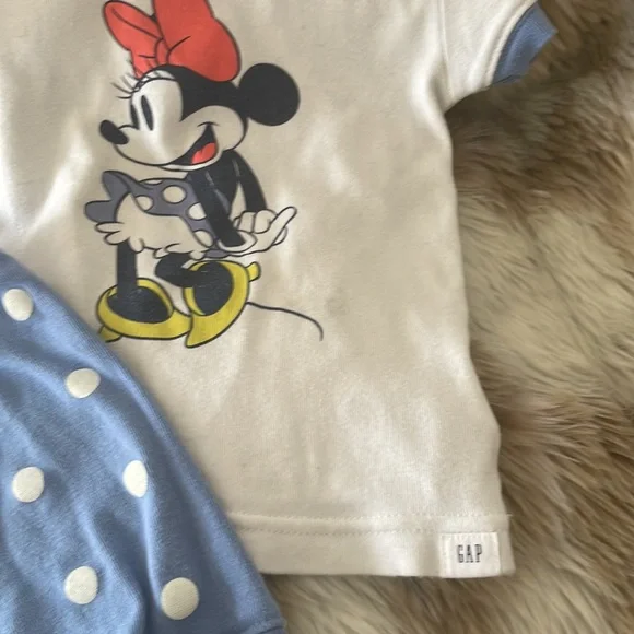 2for$20❤️Disney Minnie baby 👧🏻 Gap PJs - Picture 4 of 12